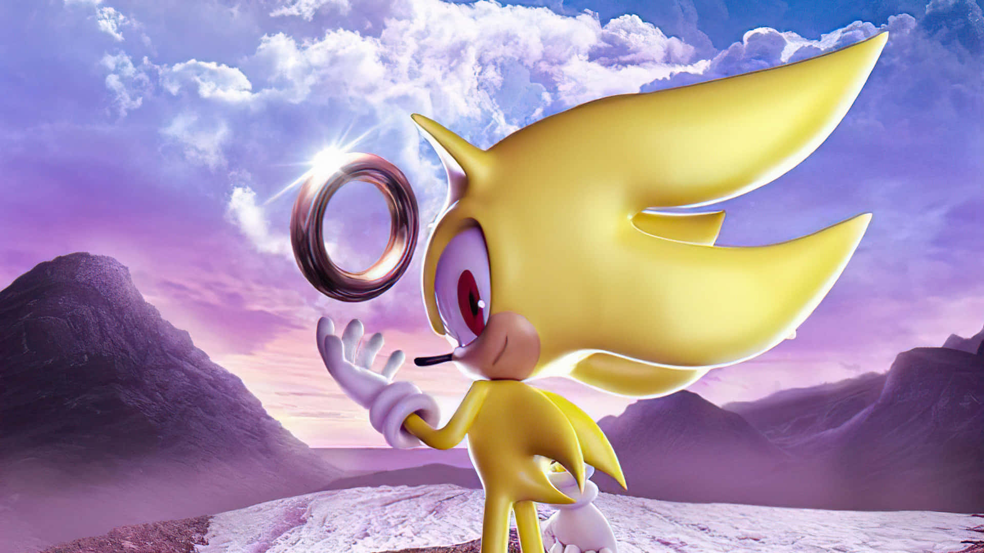 Super Sonic Is Ready To Speed His Way To Victory Background
