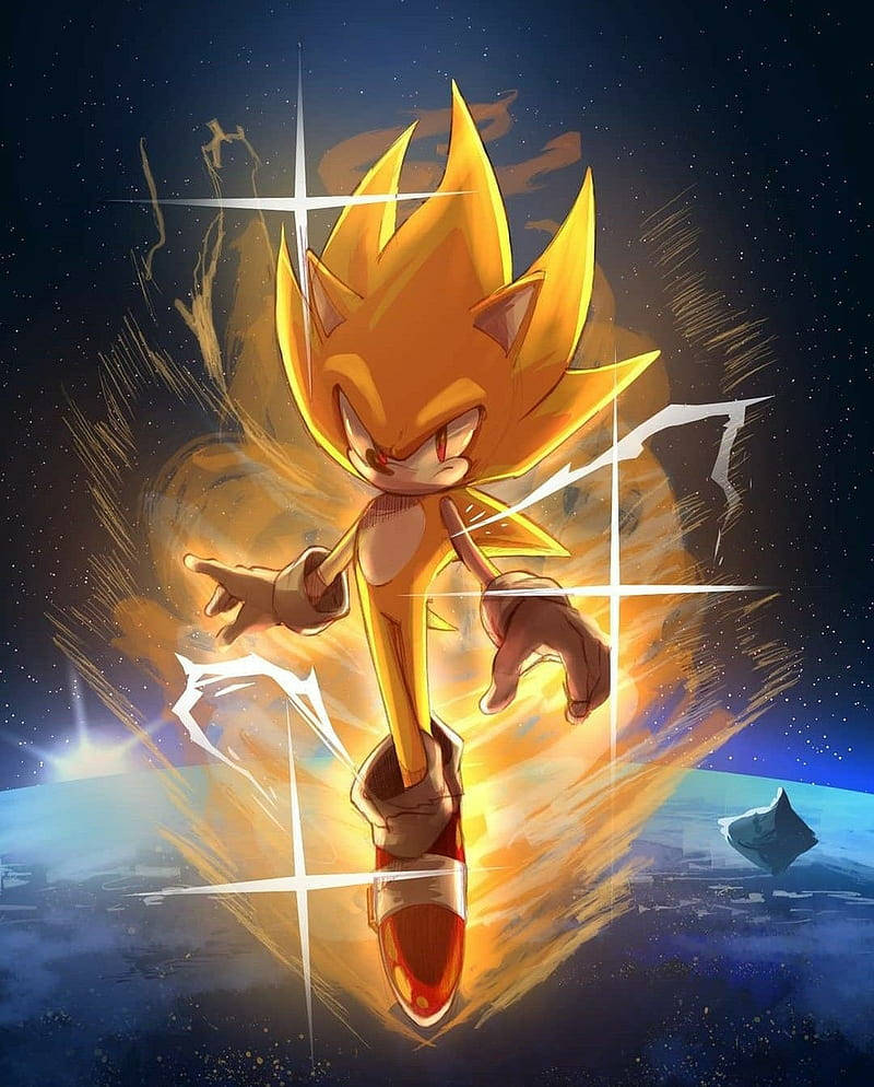 Super_ Sonic_ Power_ Profile Background