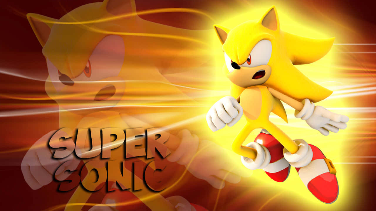 Super Sonic Speeds Ahead On A Frantic Adventure! Background
