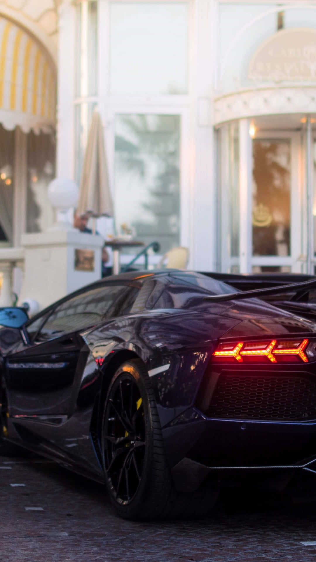 Supercar Black Lamborghini