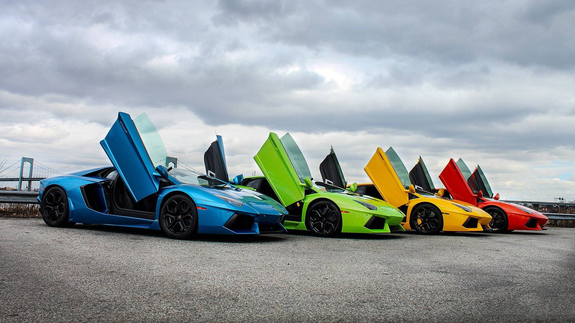 Supercar Lot Background