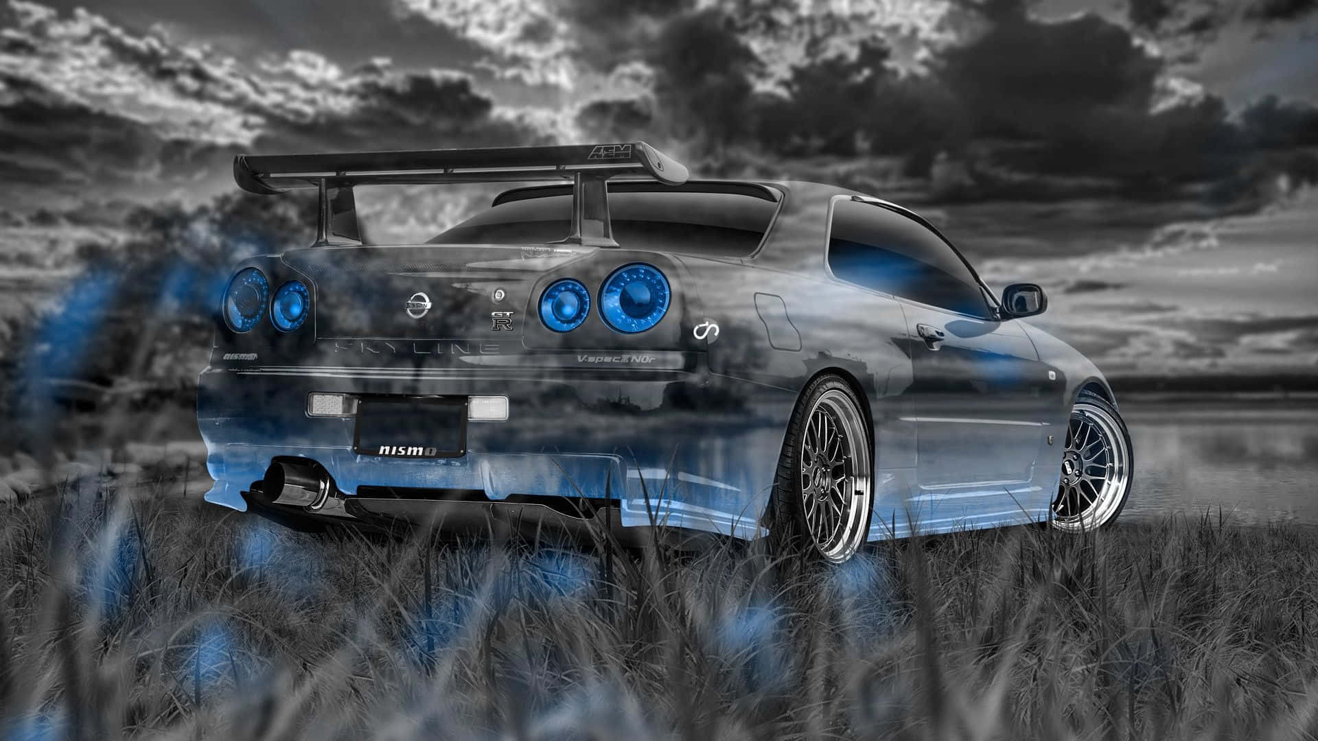 Supercharged Cool Nissan Skyline