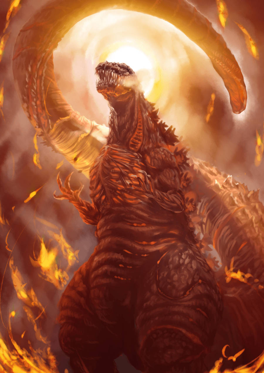Supercharged Shin Godzilla On The Attack