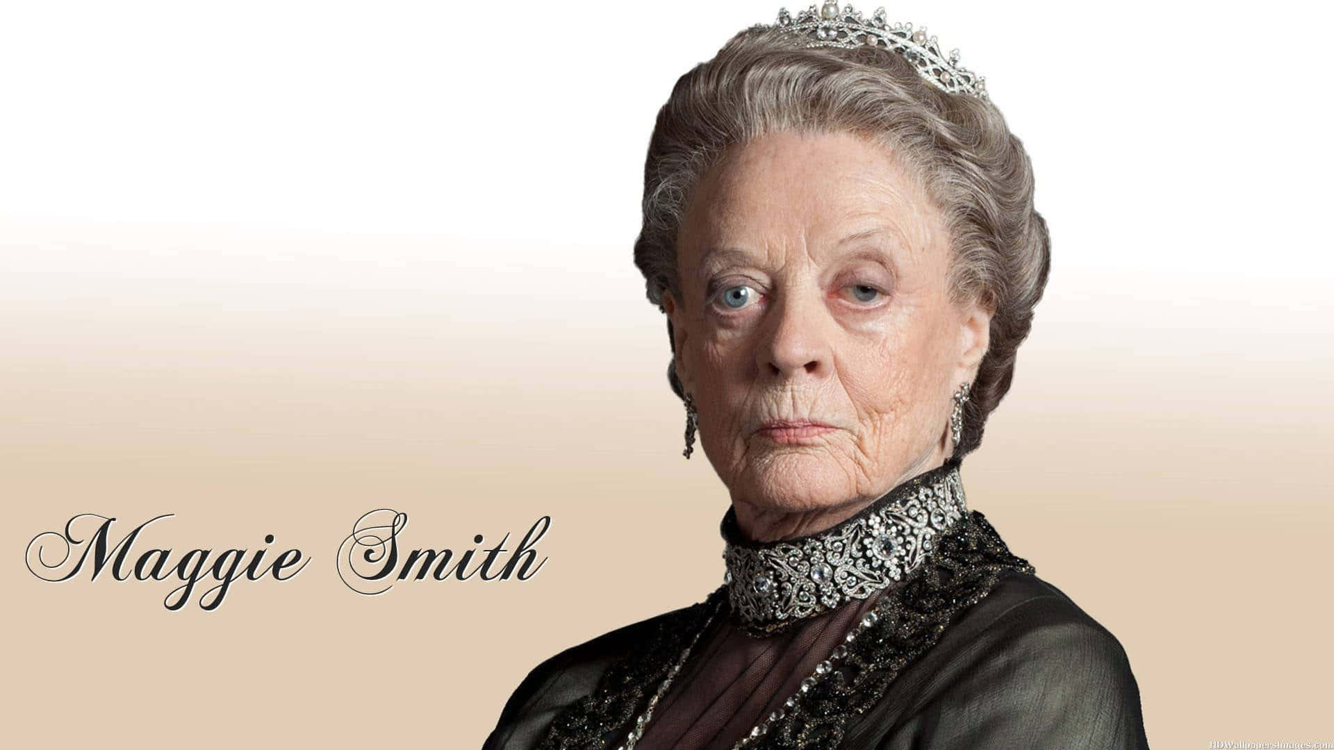 Supercilious Look Of Maggie Smith Background