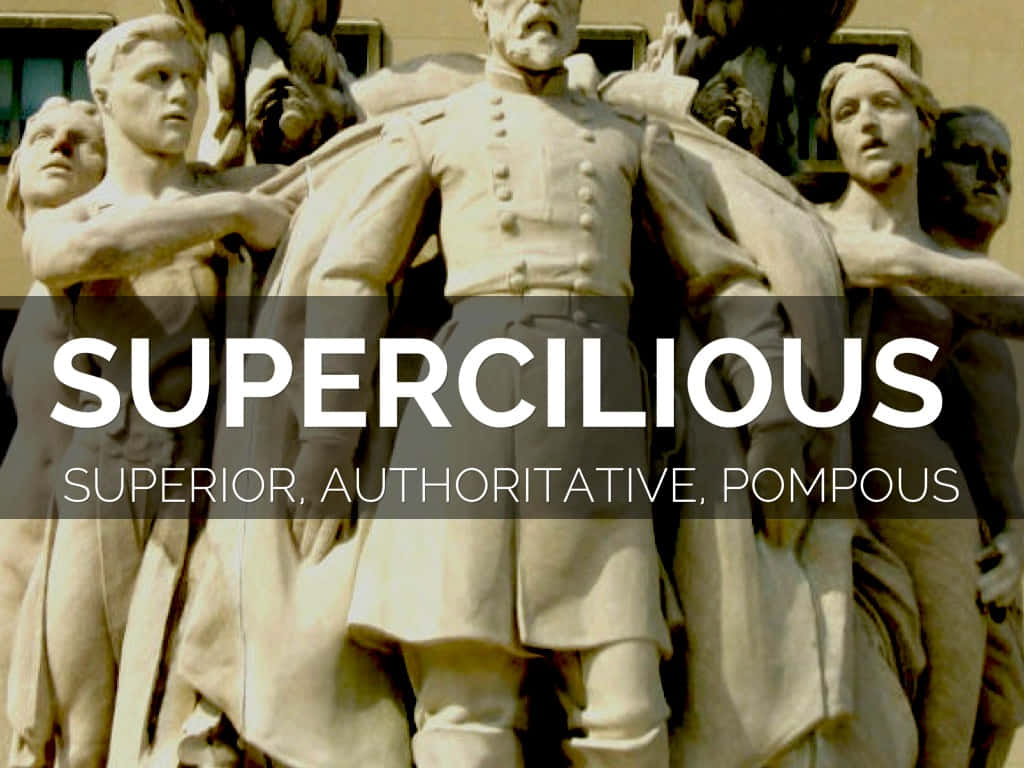 Supercilious Synonyms Background