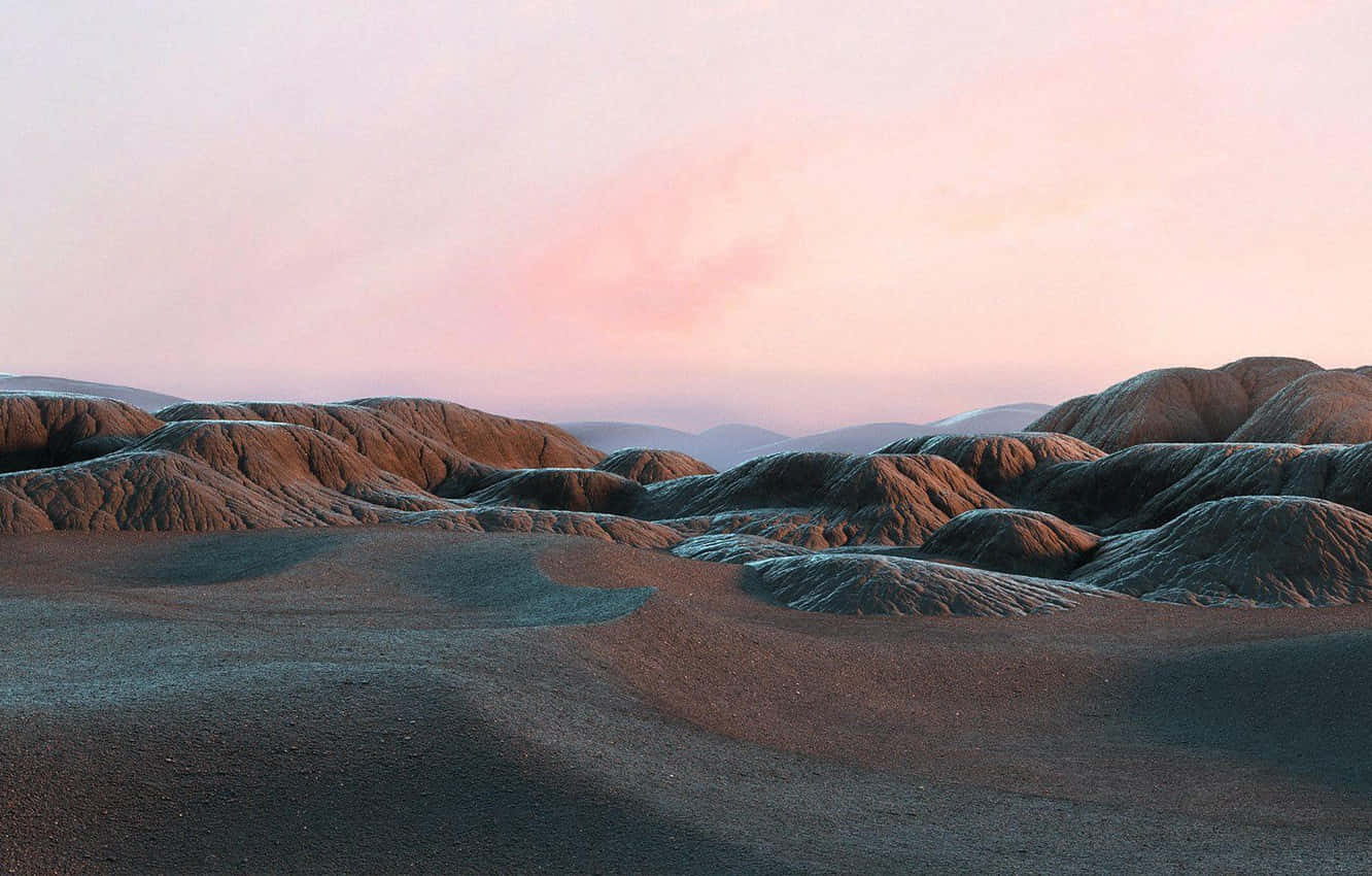 Superficial Cracks On Rocks Background