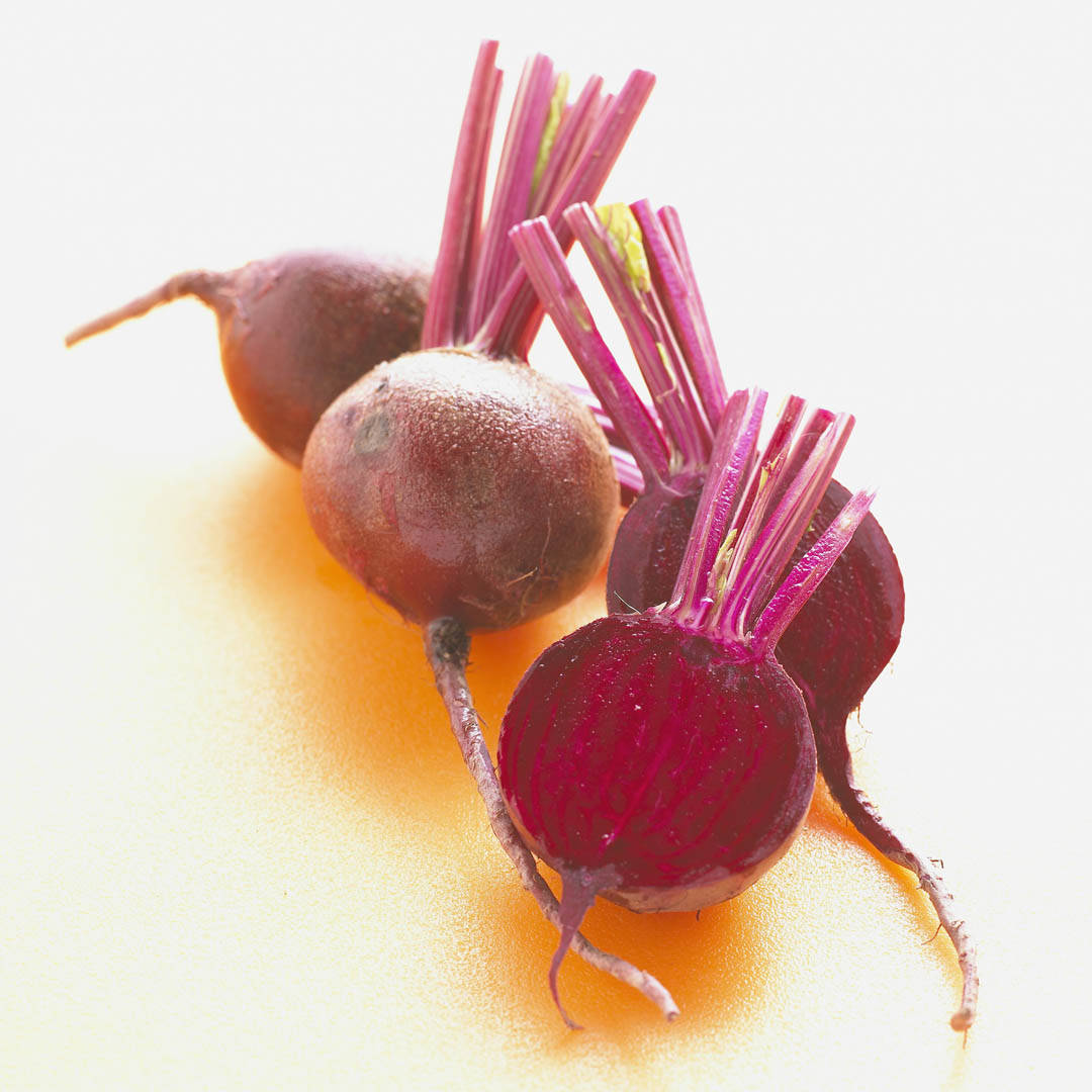 Superfood Beetroots With Sliced Pieces Background