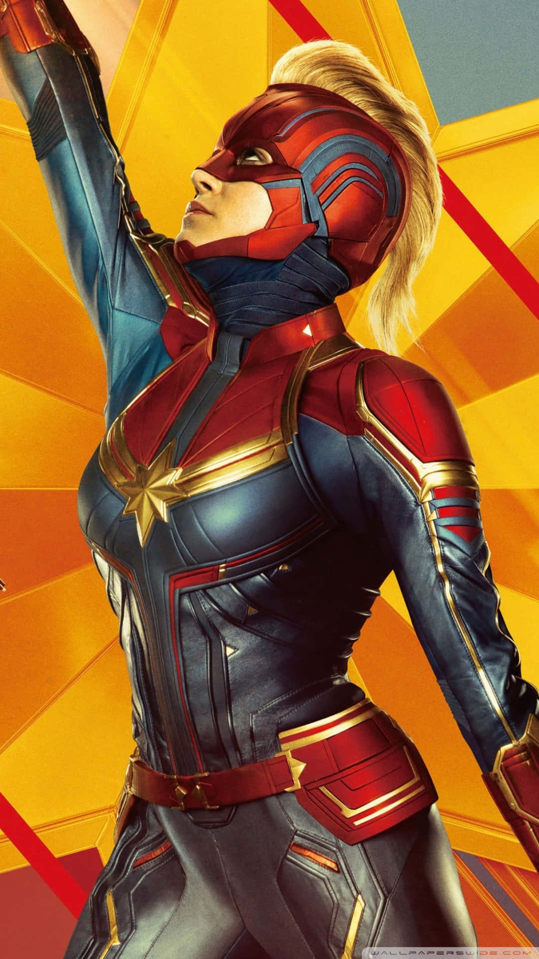 Superhero Carol Danvers A.k.a. Captain Marvel Background