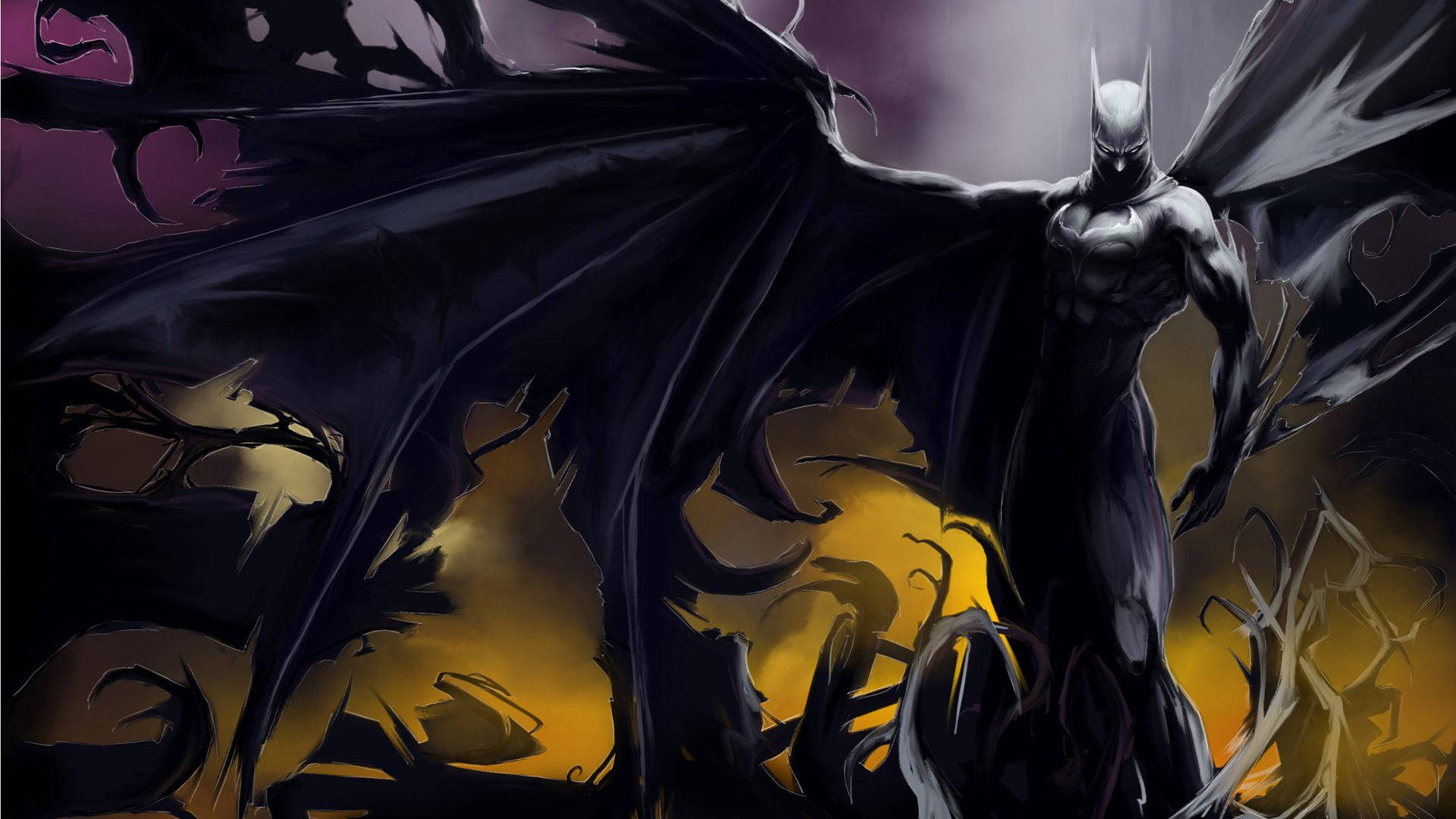 Superhero Fan Art Batman Background