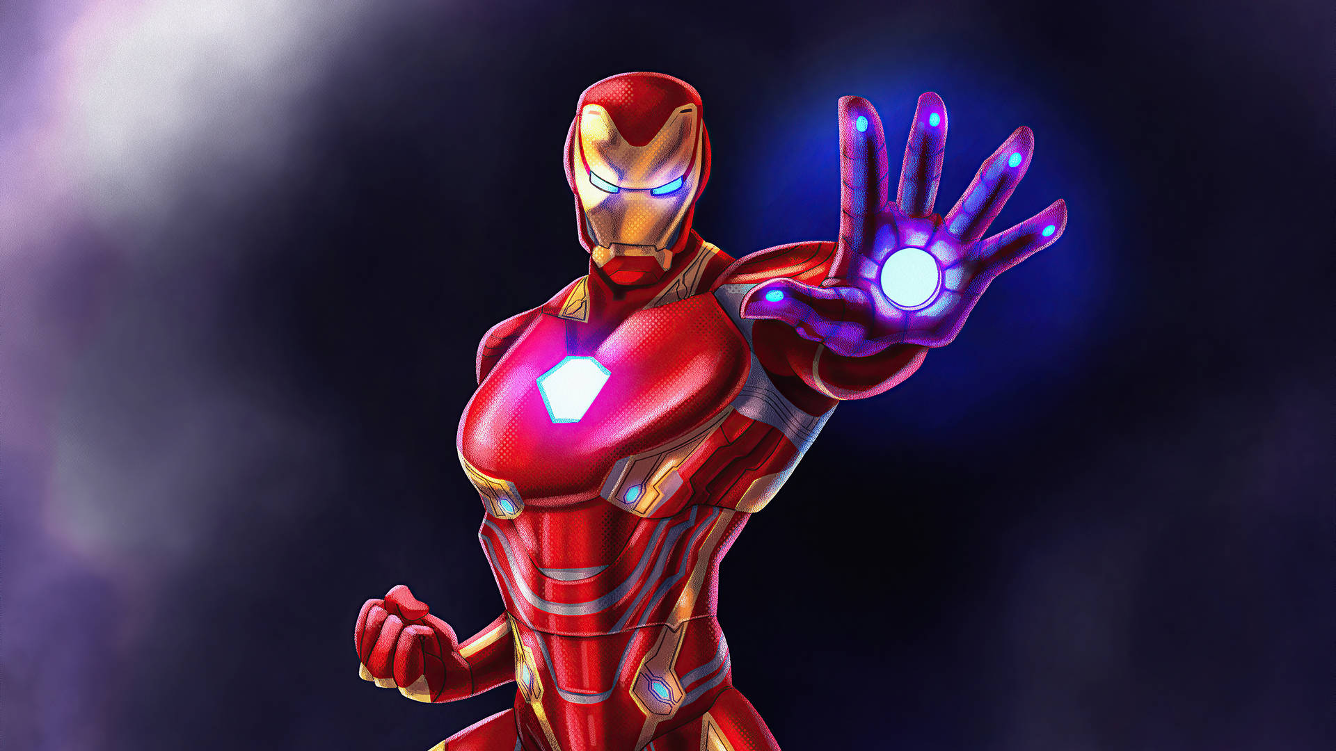 Superhero Iron Man Fan Made Artwork Background