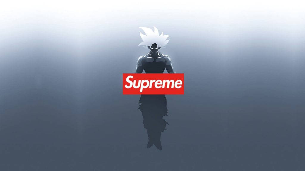 Superhero Supreme Goku Silhouette Background