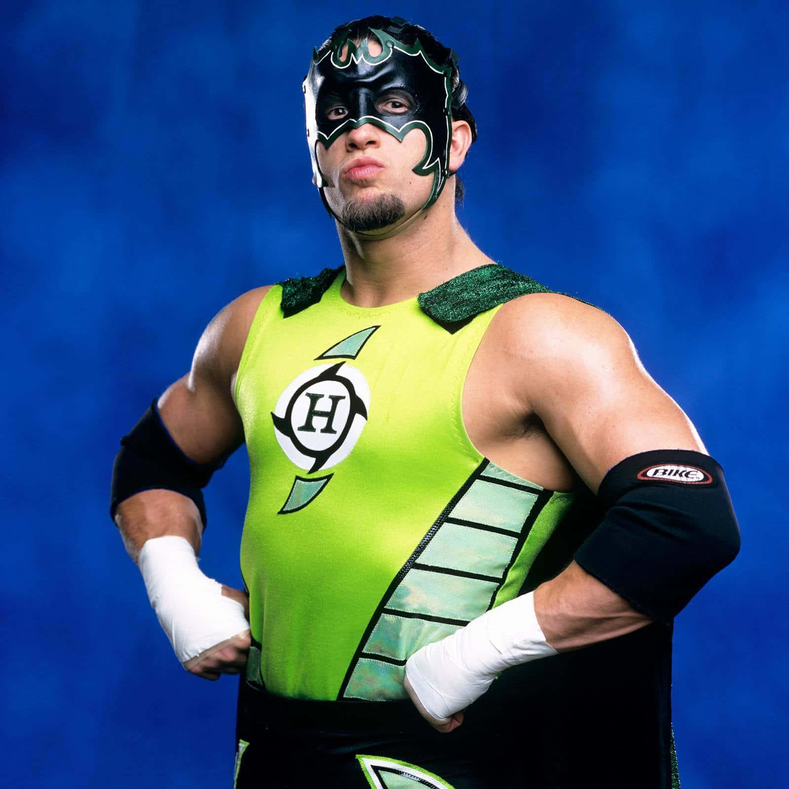 Superhero Wrestler Pose Background