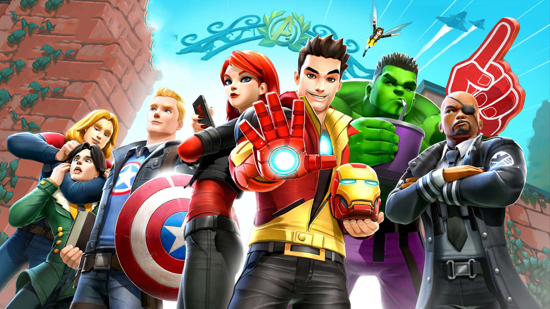 Superheroes Assemble! Join Marvel's Avengers For The Ultimate Adventure! Background