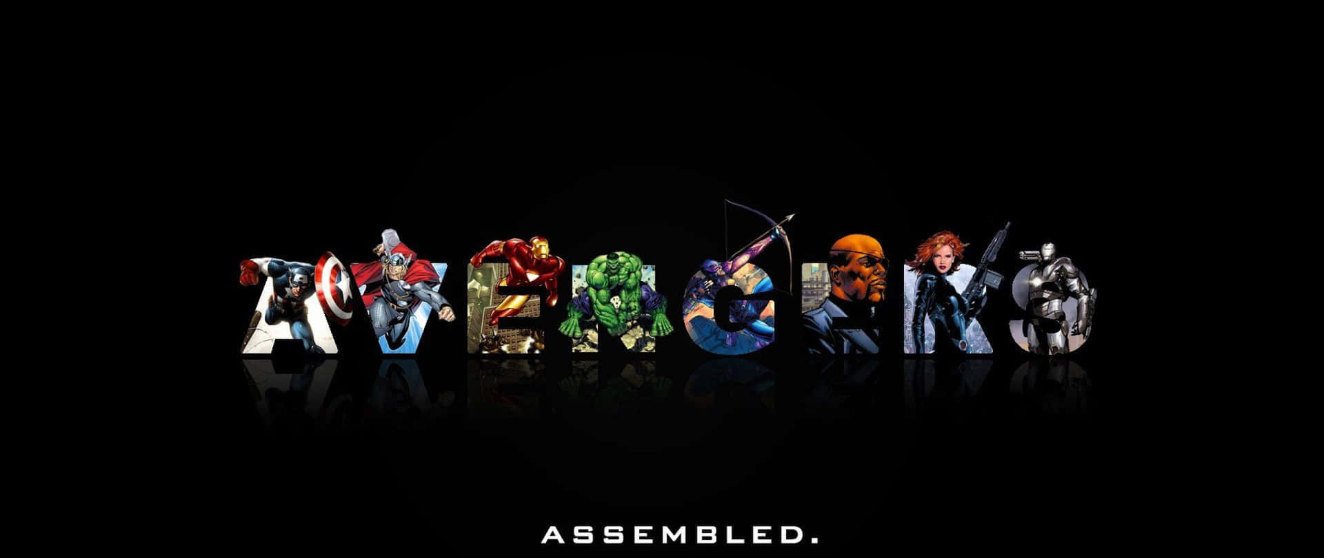 Superheroes Unite - Marvel's Stunning 2560 X 1080 Resolution