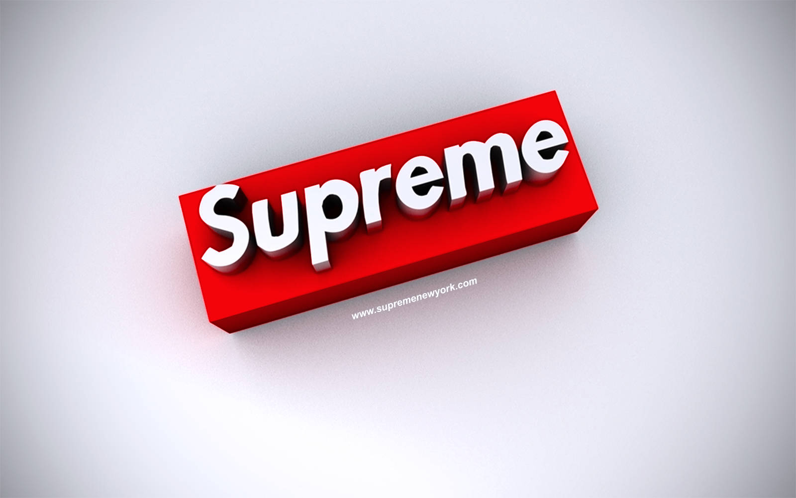 Superior 3d Logo Of Supreme Background