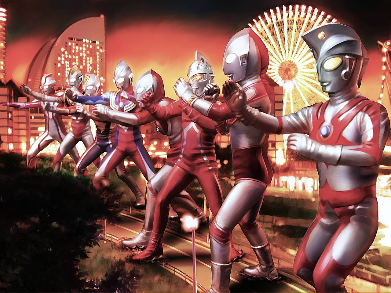 Superior Ultraman 8 Brothers Background