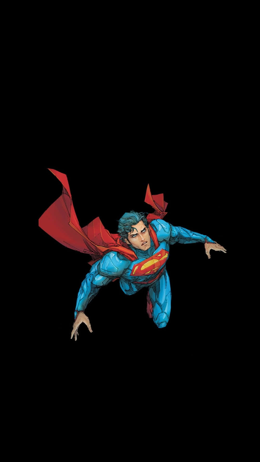Superman Flying In The Air Background