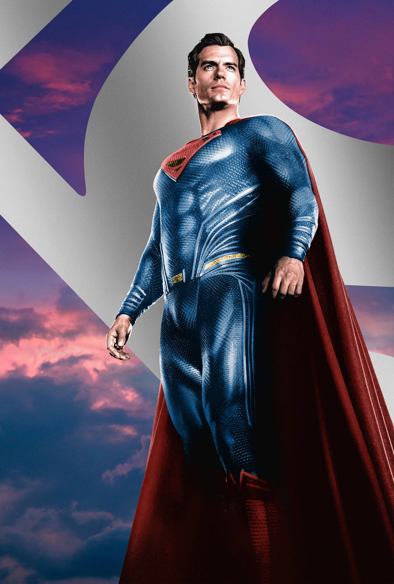 Superman From Dc Superheroes Background