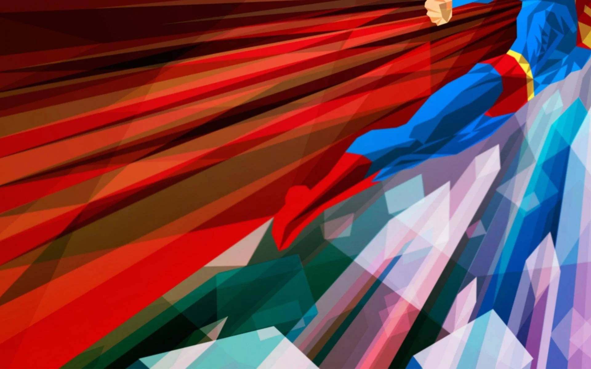 Superman Mosaic Background