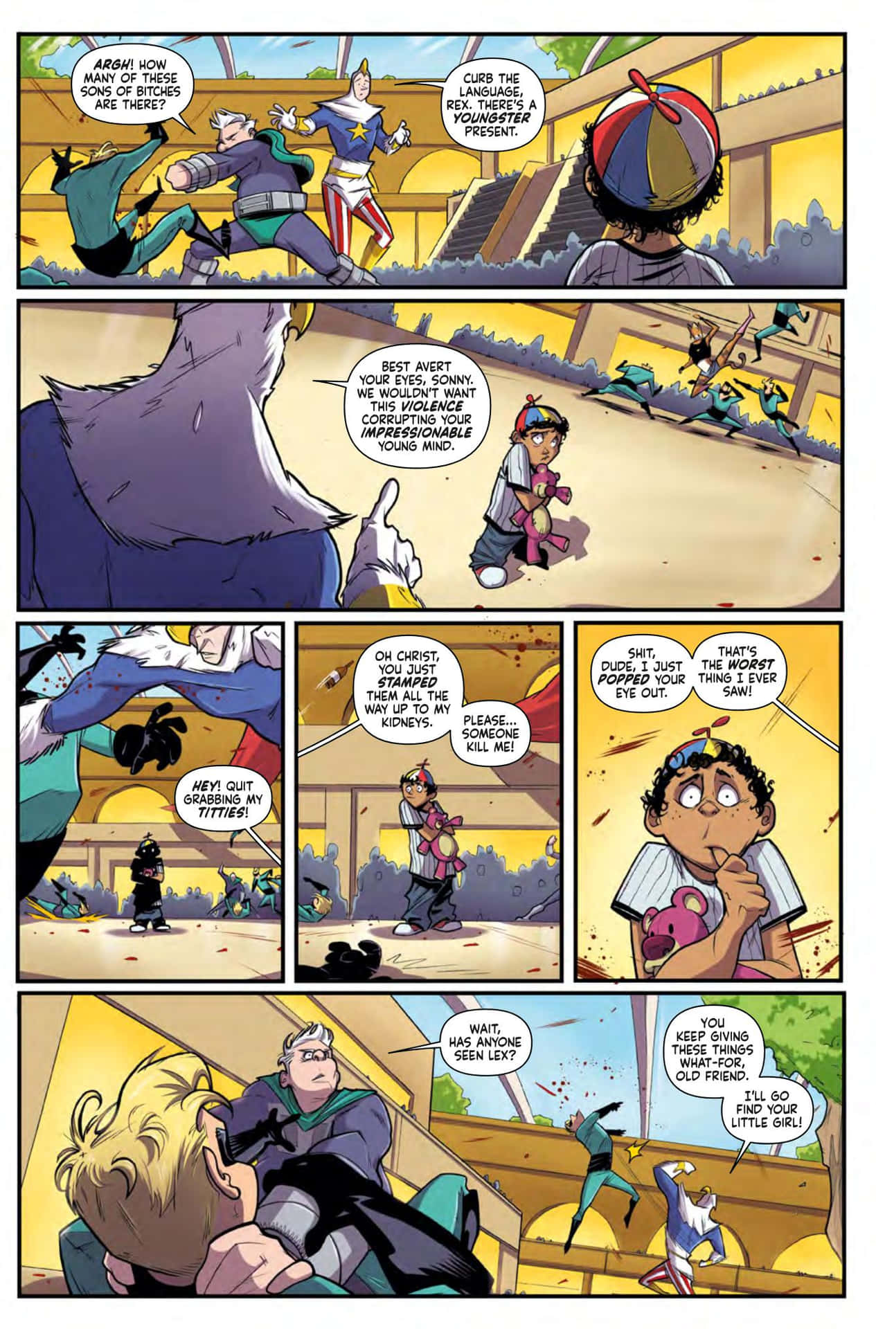 Supermansion Comic Strip