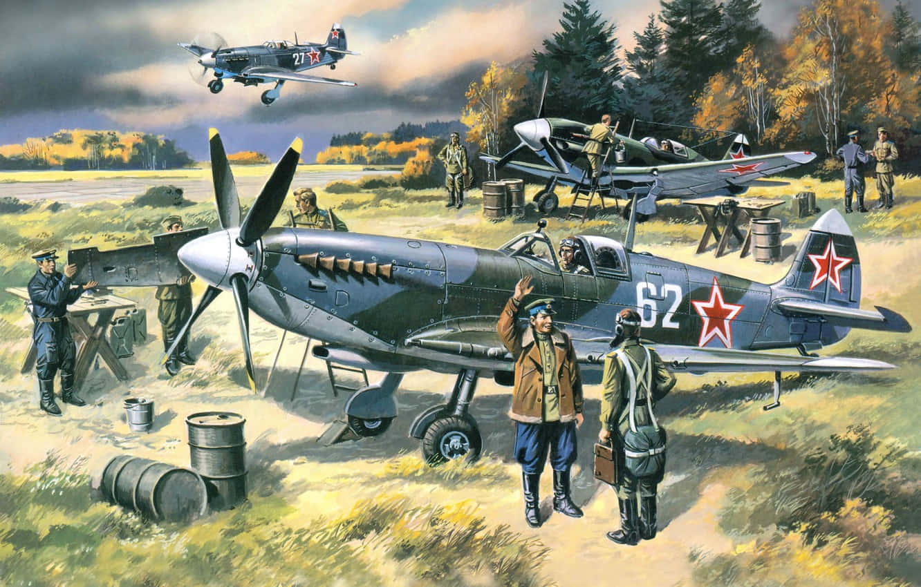 Supermarine Spitfire Pre Departure Inspection Background