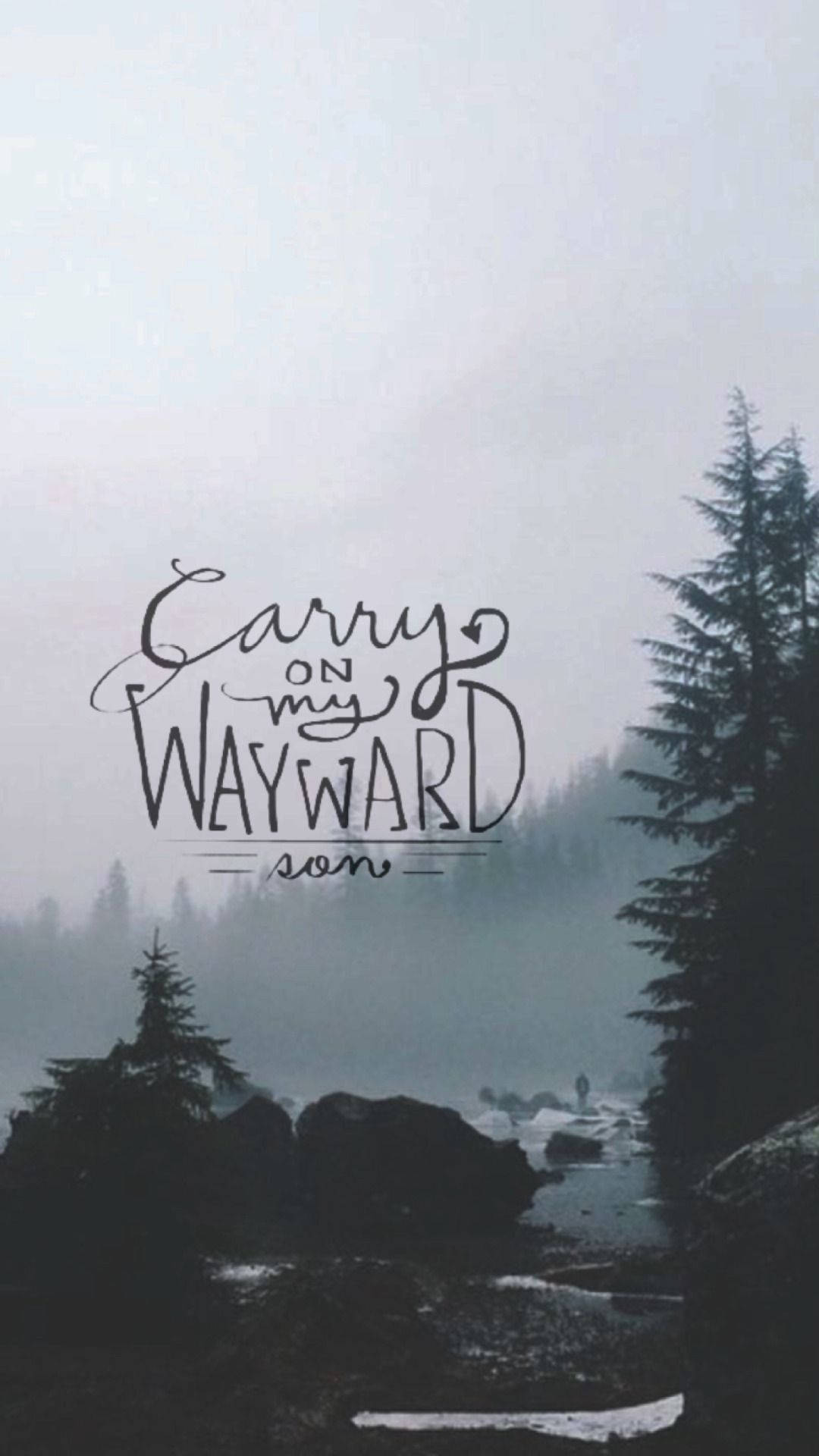 Supernatural Carry On Quote Background