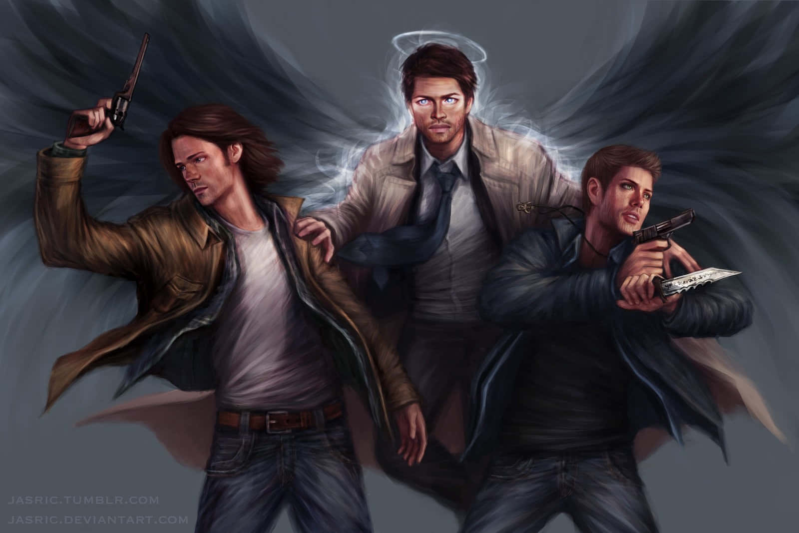Supernatural Digitally Painted Art Background