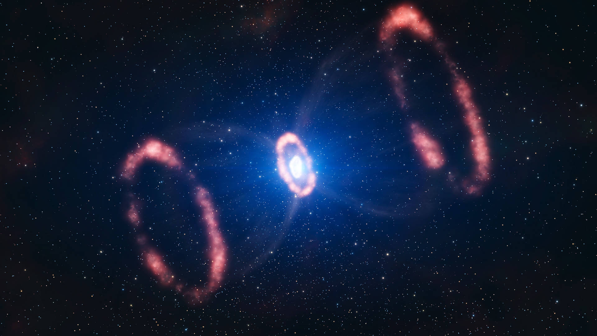 Supernova In The Universe Background