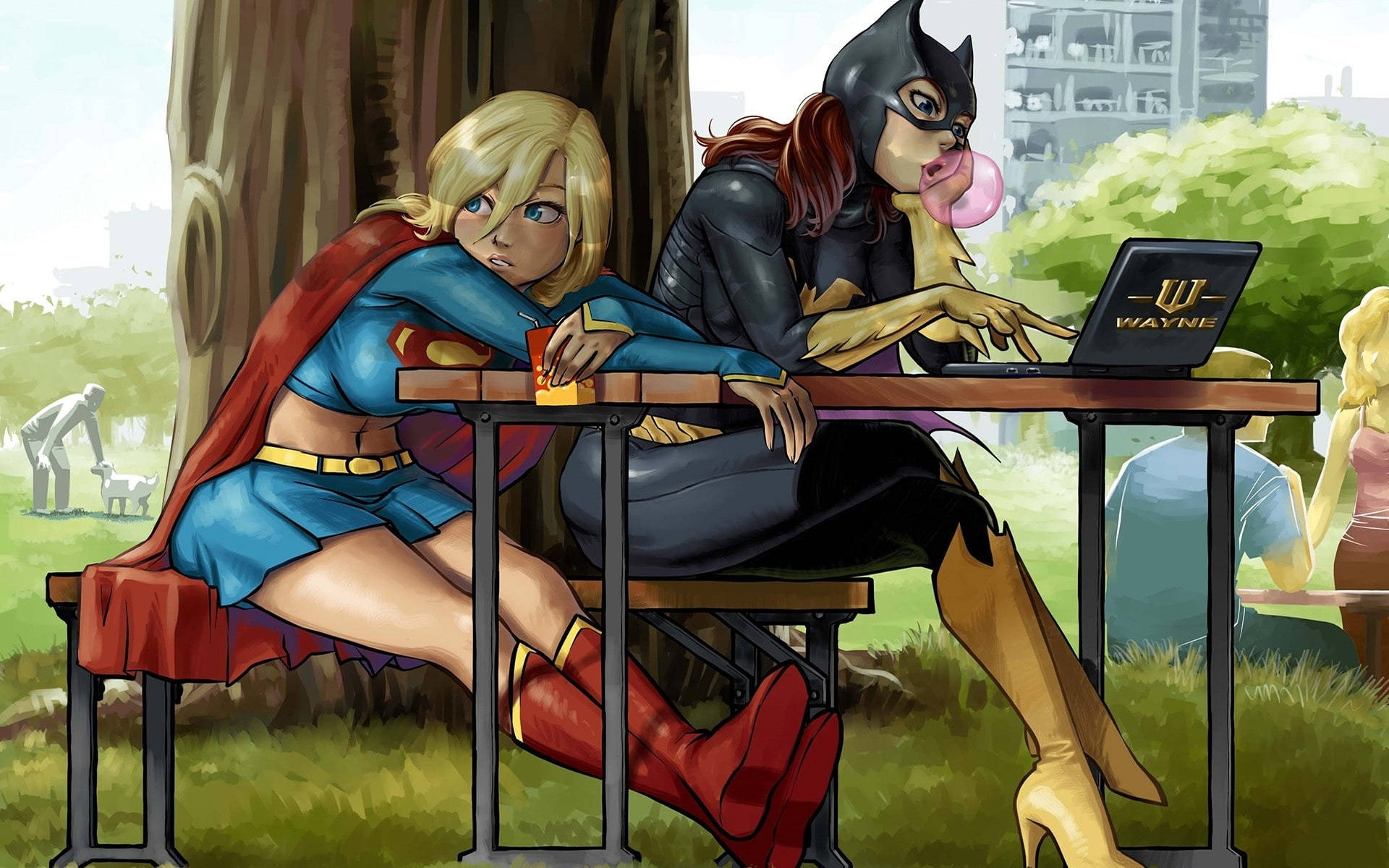 Superwoman And Catwoman