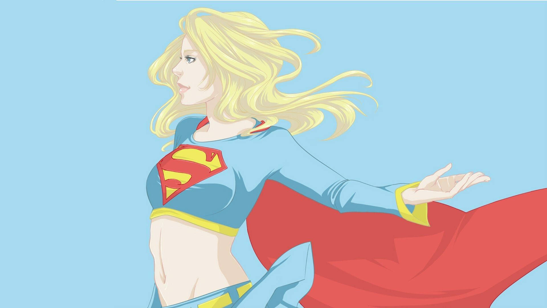 Superwoman Cartoon Art