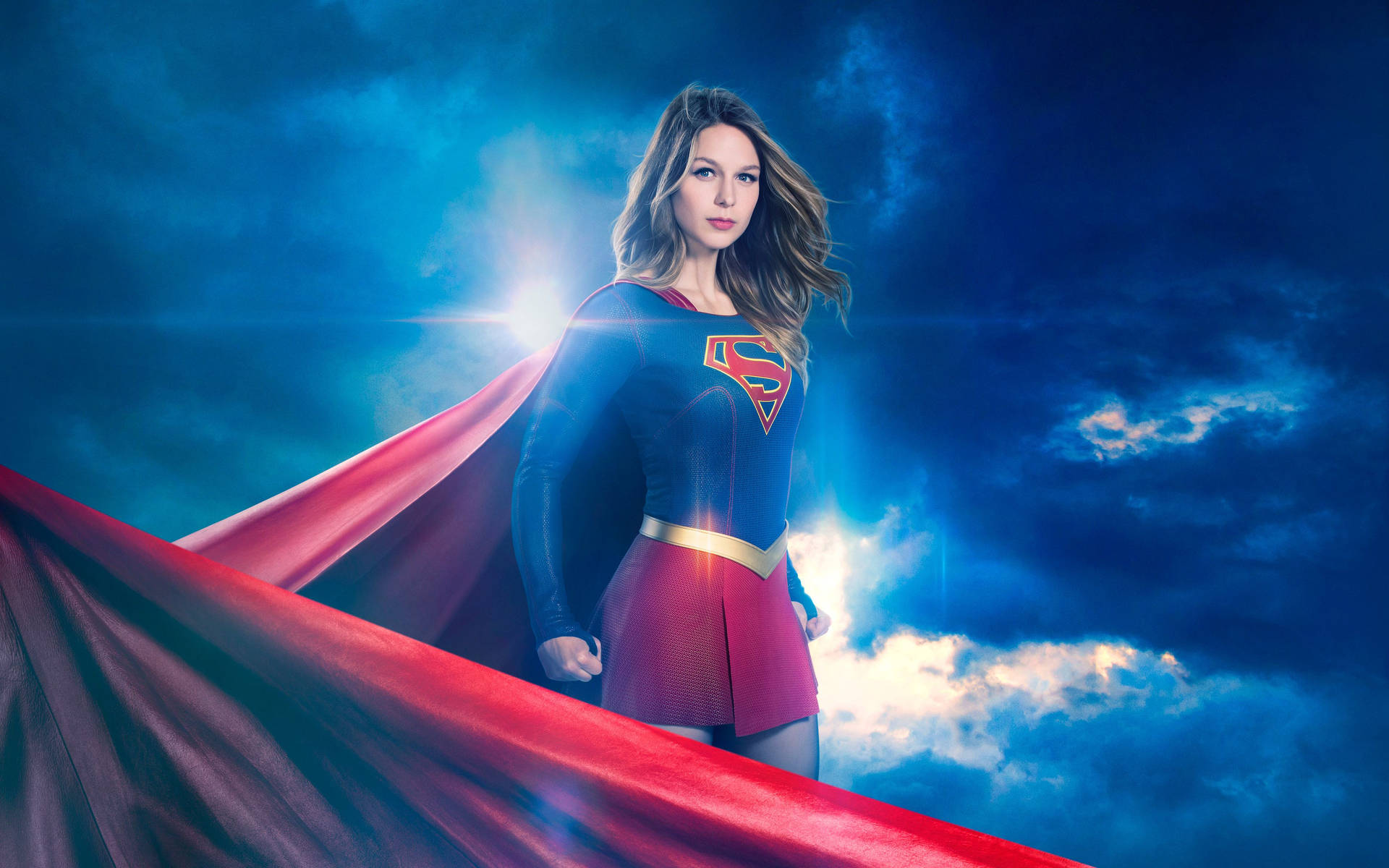 Superwoman In The Sky Background