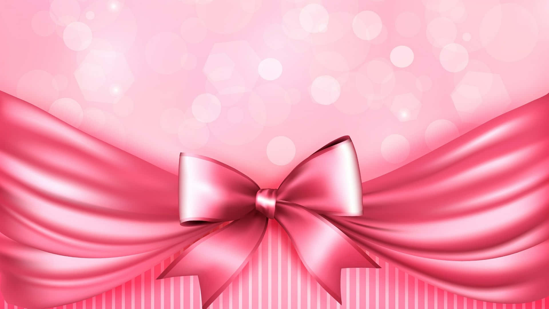 Supportive Pink Ribbon Wallpaper Background