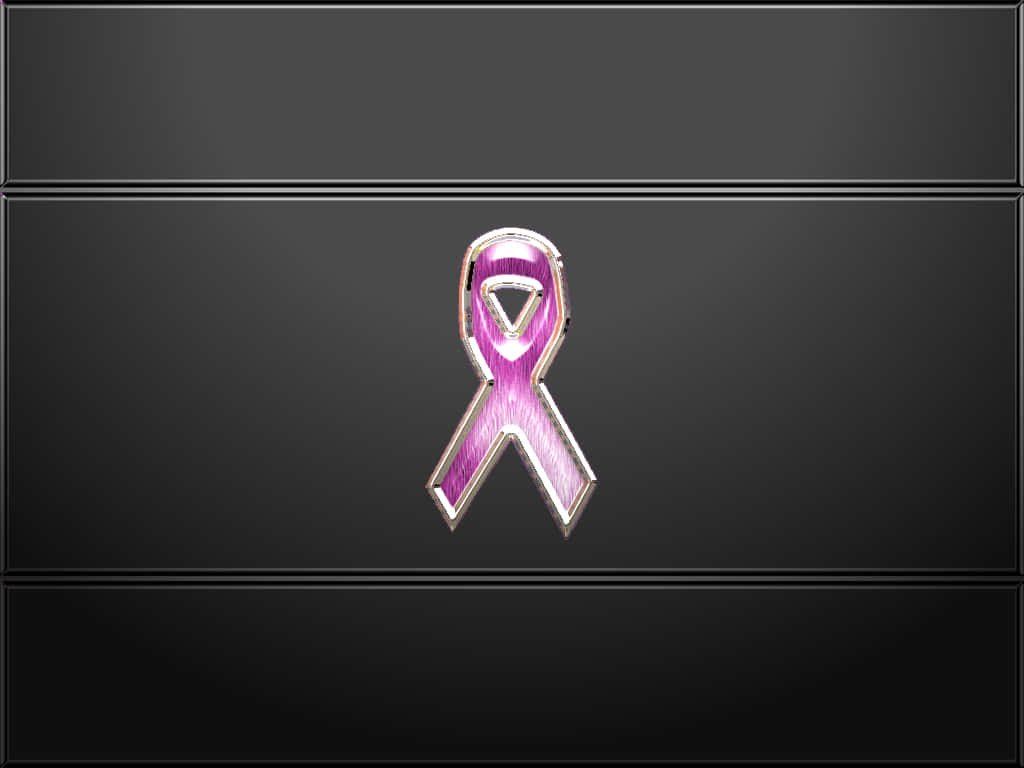 Supportive Pink Ribbon Wallpaper Background