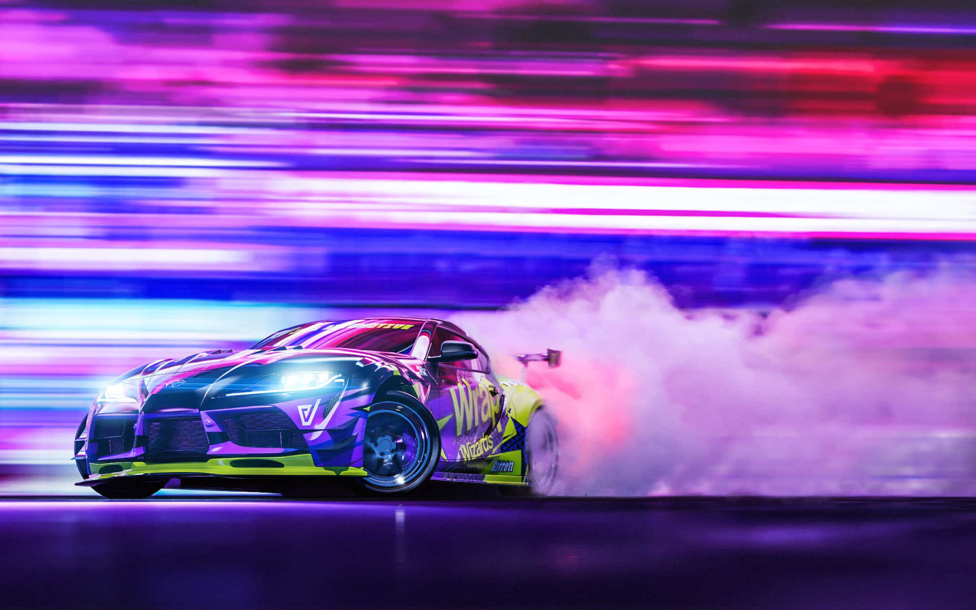 Supra Drift Neon Purple Blur