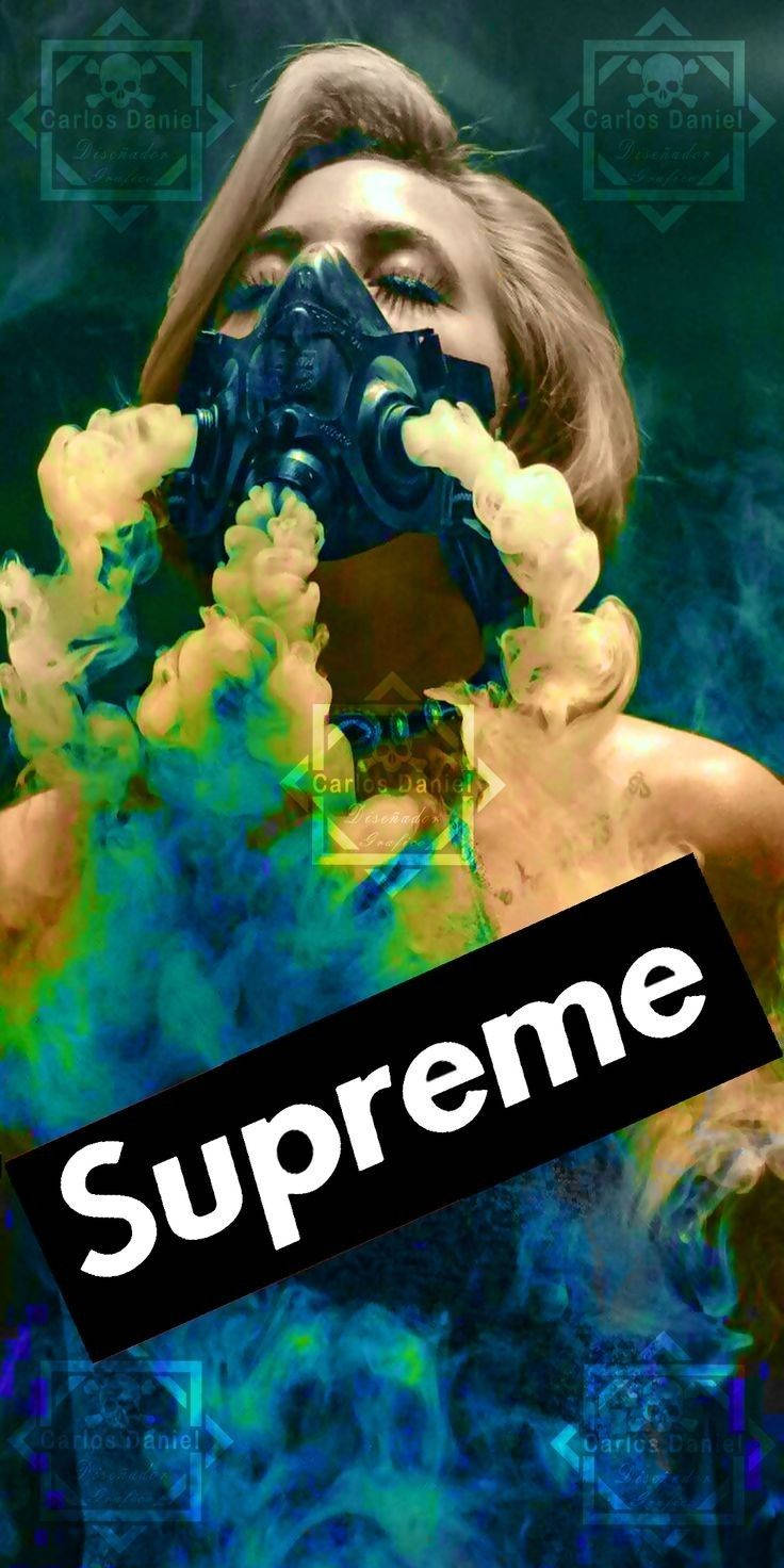 Supreme Aesthetic Colorful Smoke Background