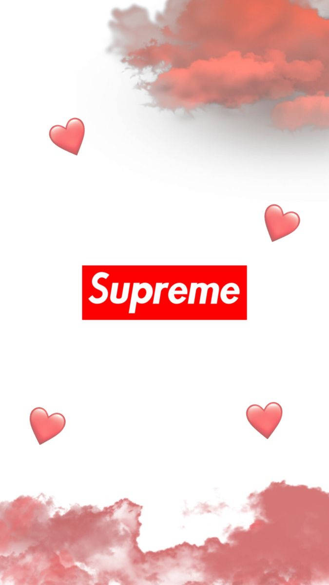 Supreme Aesthetic Hearts Background