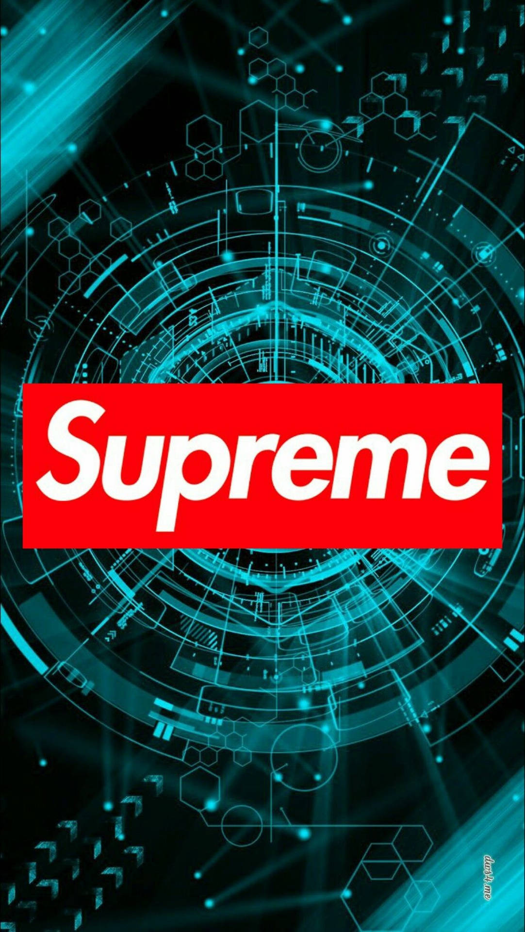 Supreme And Technology Background