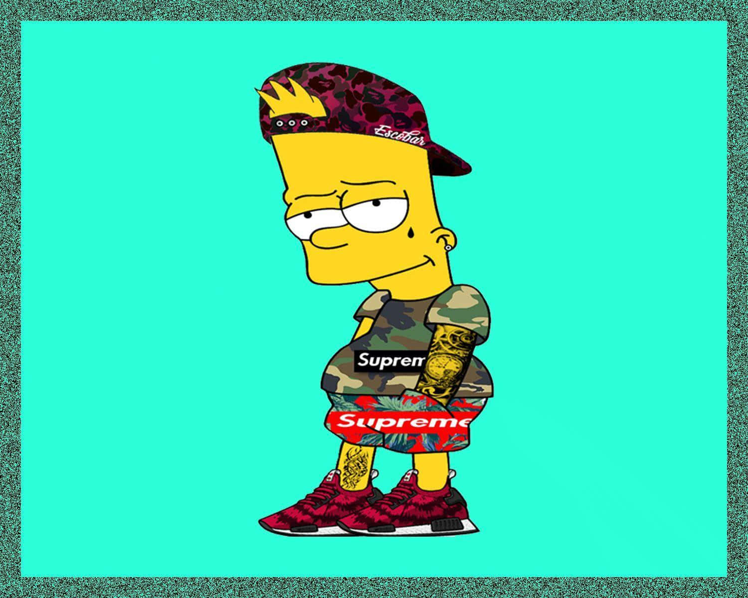 Supreme Bart Simpson Swag