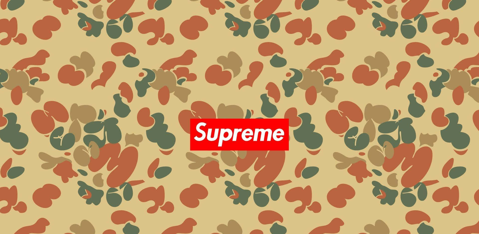 Supreme Camouflage Wallpaper Background