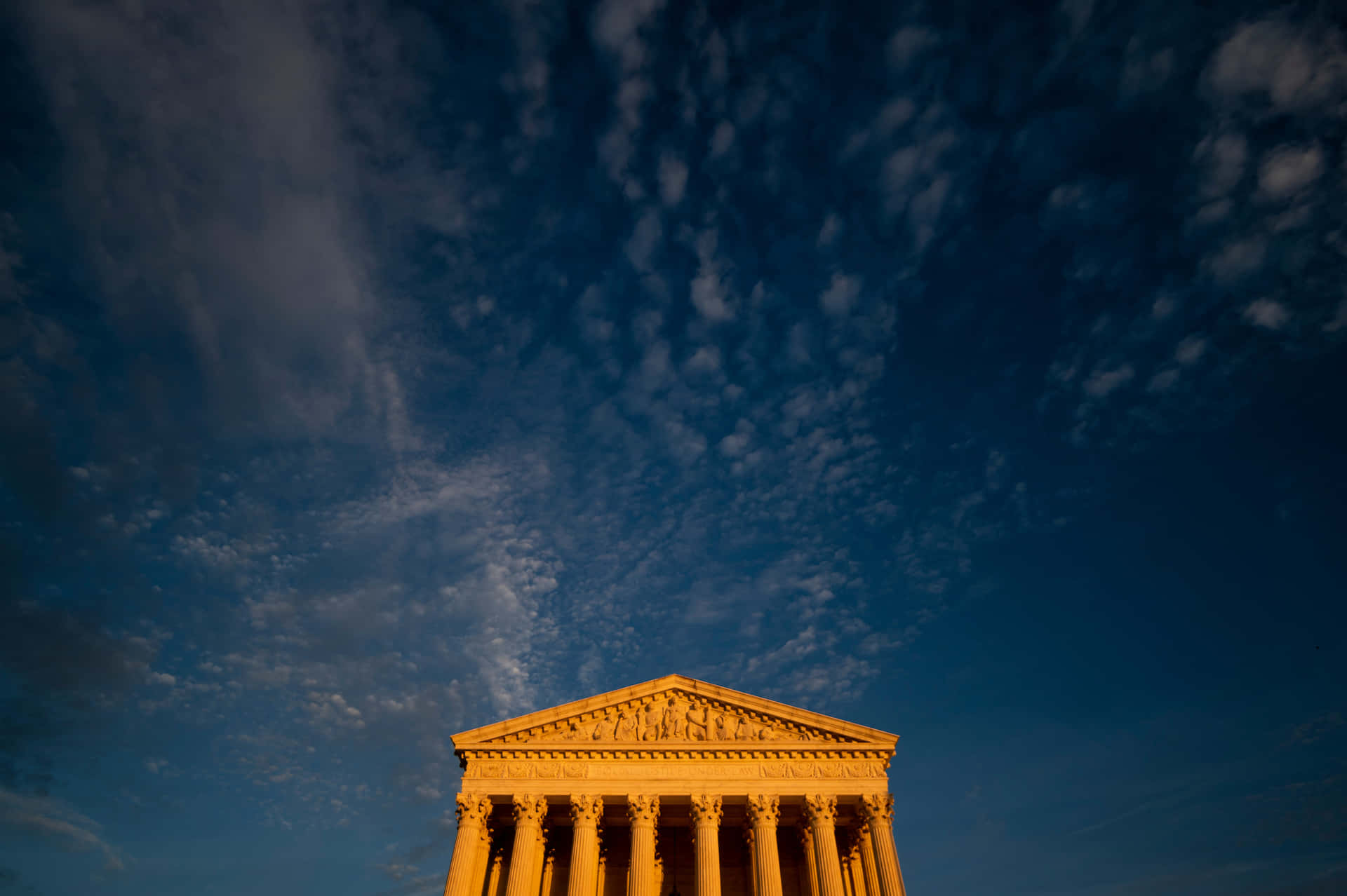 Supreme Court Building Golden Hour Photography Background