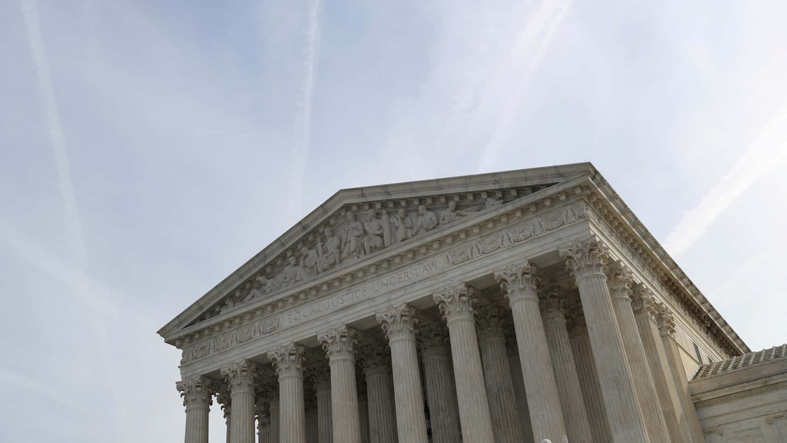 Supreme Court Building Neo Classical Facade Background