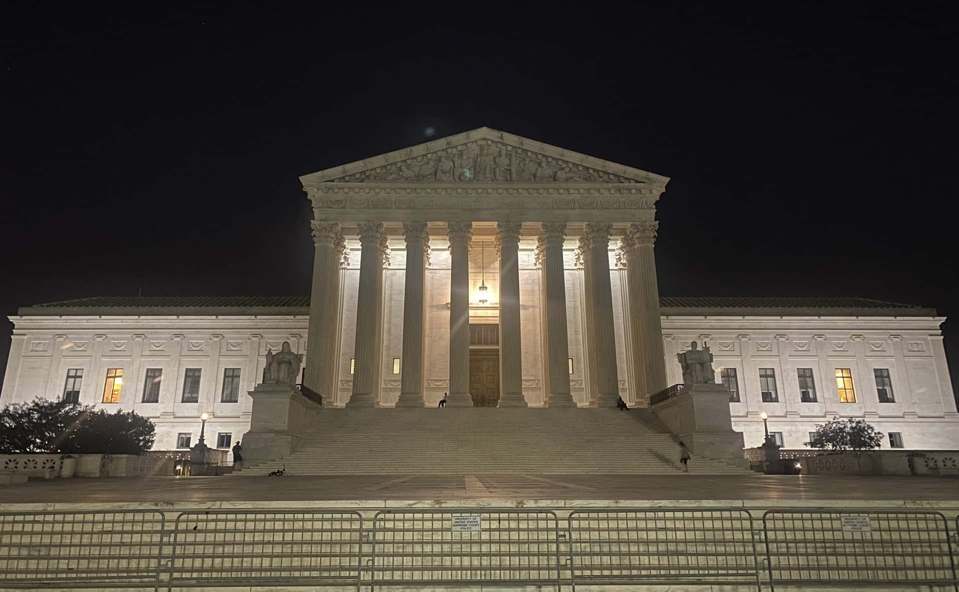 Supreme Court Building Night View