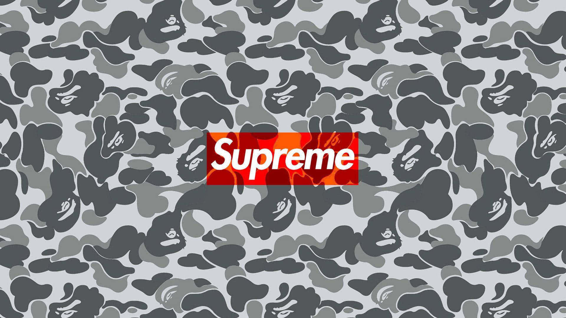 Supreme Logo - Instantly Recognized Throughout The World Background