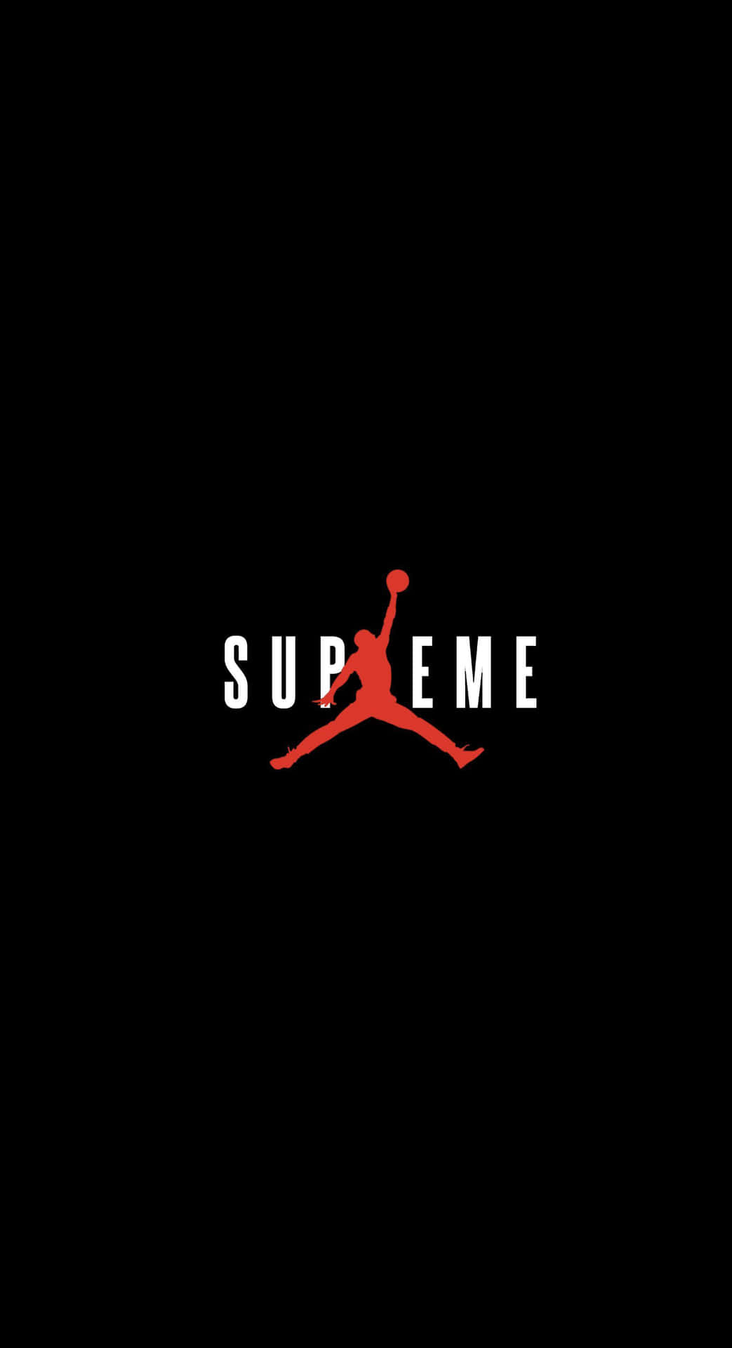 Supreme Logo On A Black Background