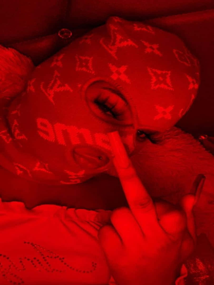 Supreme Ski Mask Girl In Bed