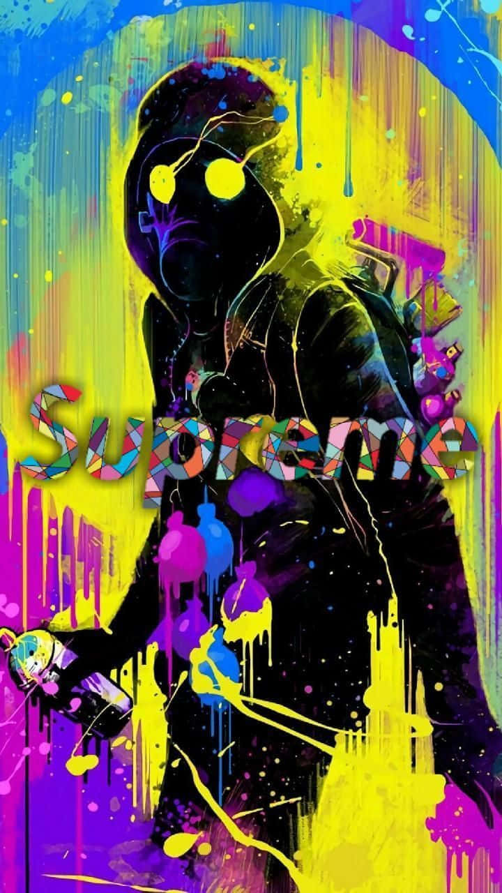 Supreme - Splatter Paint Background