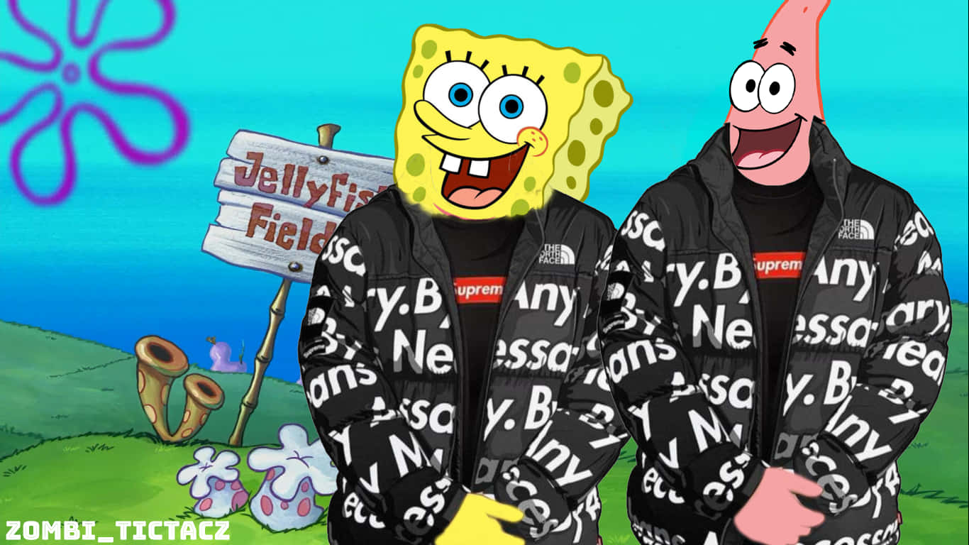 Supreme Spongebob Squarepants Tee Shirt