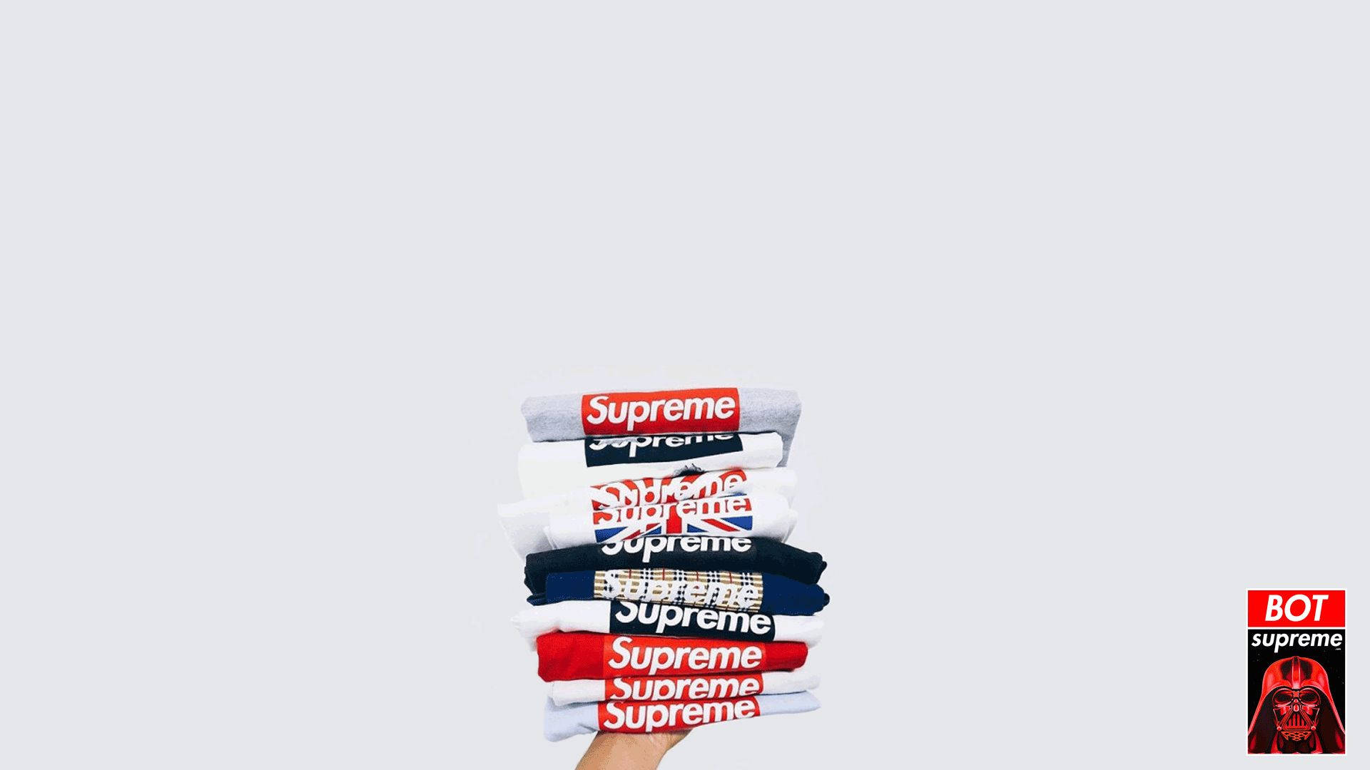 Supreme Stack Of Shirts Background