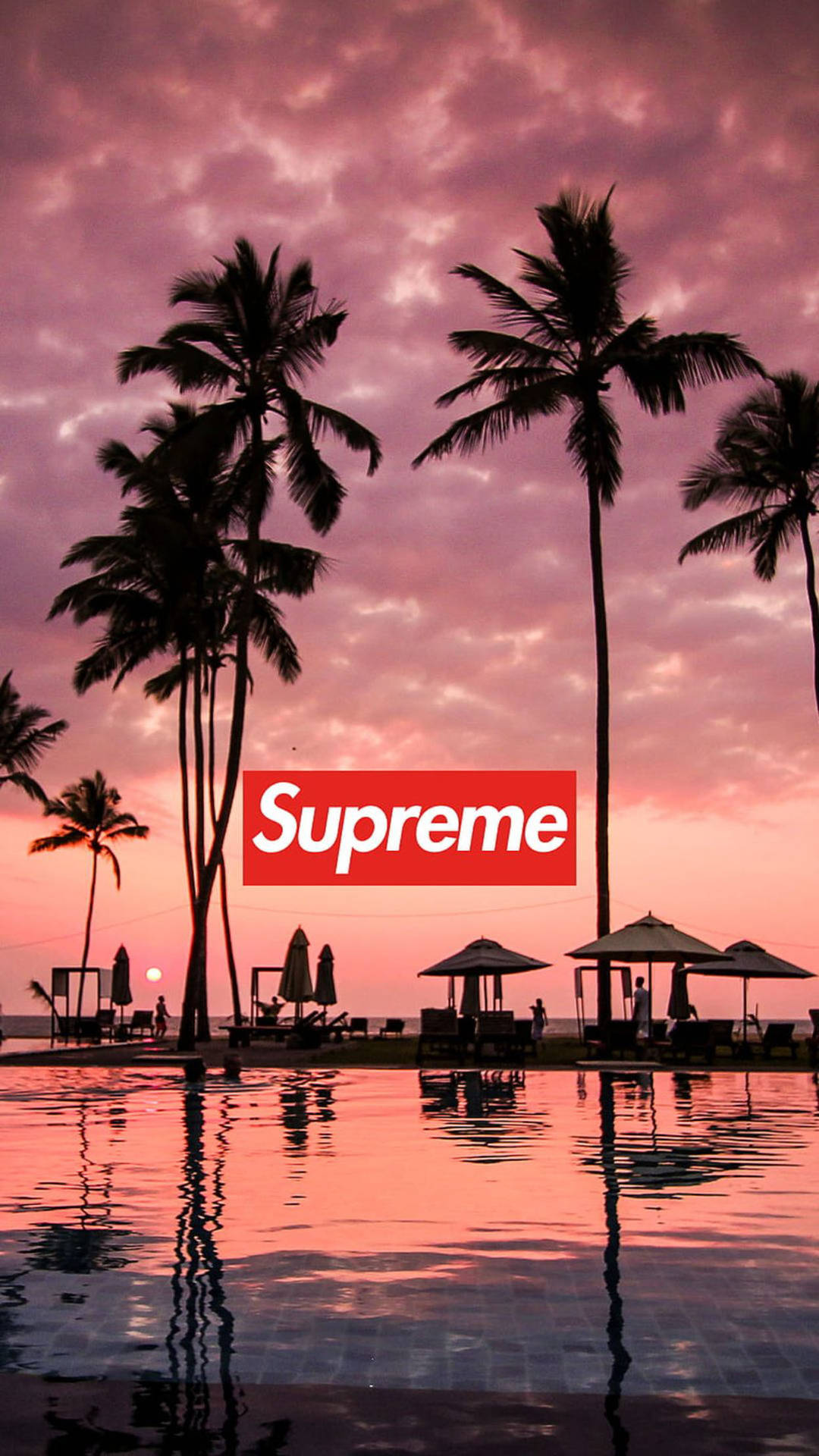 Supreme Sunset Dope Iphone Background