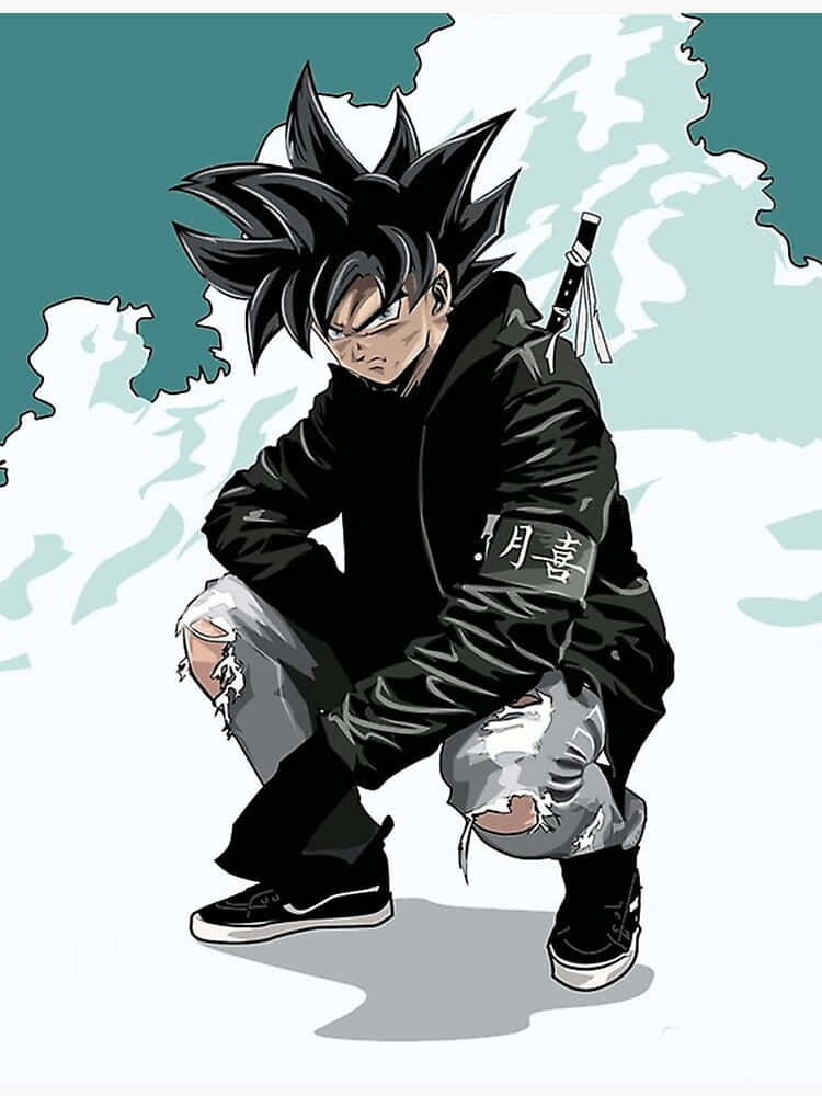 Supreme Vegeta Stands Ready To Blast Off And Battle. Background